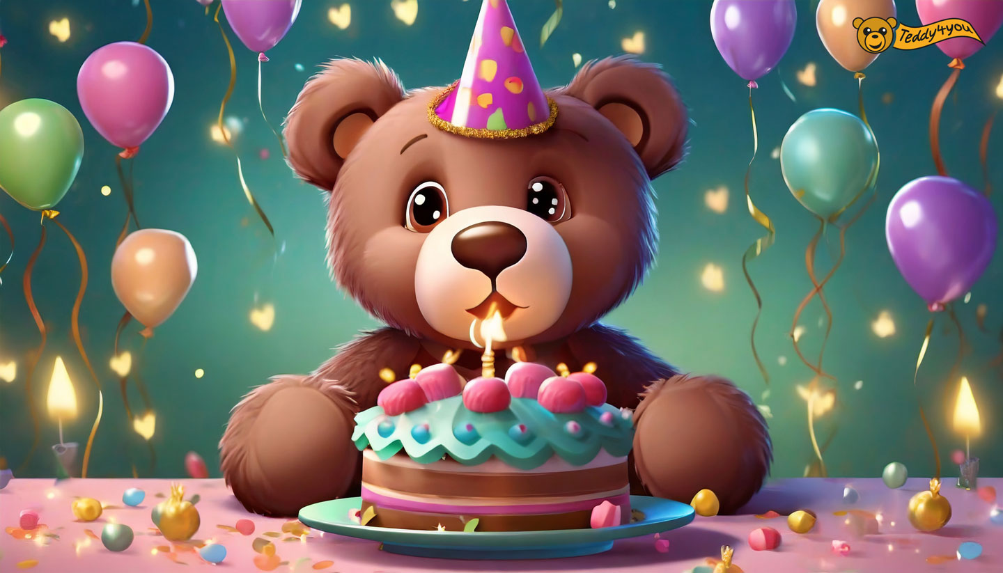 Teddy zum ersten Geburtstag