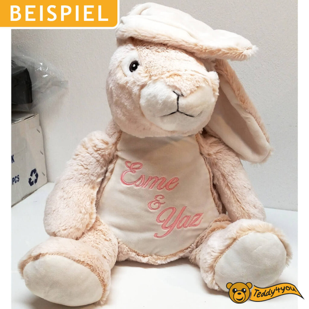 Hase mit Name - Geschenk zur Hochzeit