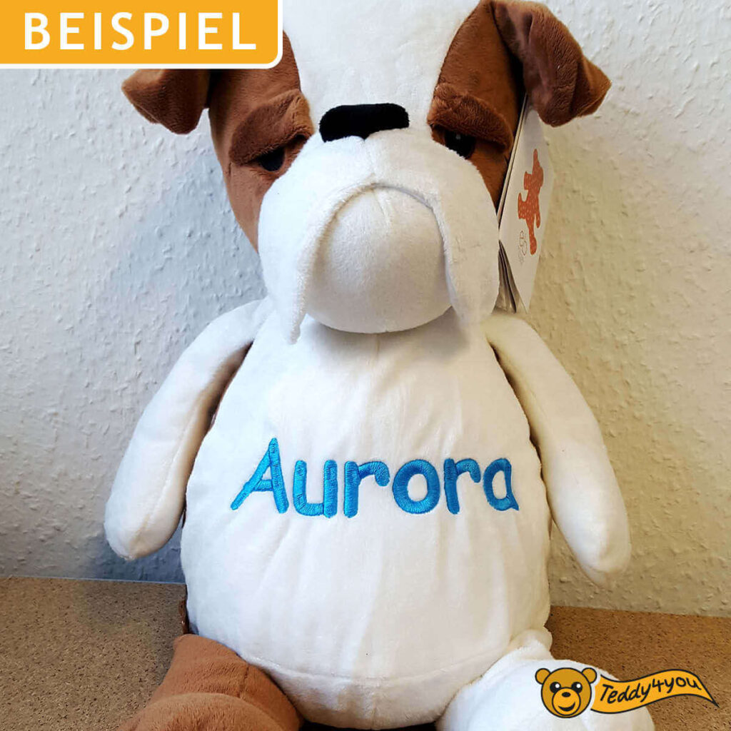 Bulldogge mit Namen