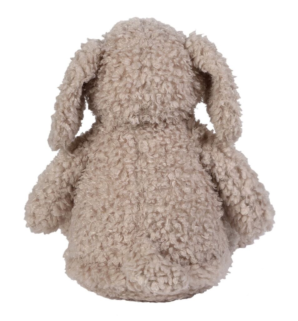 Plüschhund Toffe Rücken