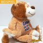 Preview: Soft toy with name - Lion, 16 inch - Example