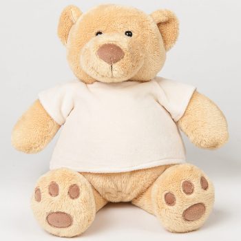 Funny honey bear | Soft teddy with t-shirt