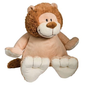 Soft toy with name - Lion, 16 inch
