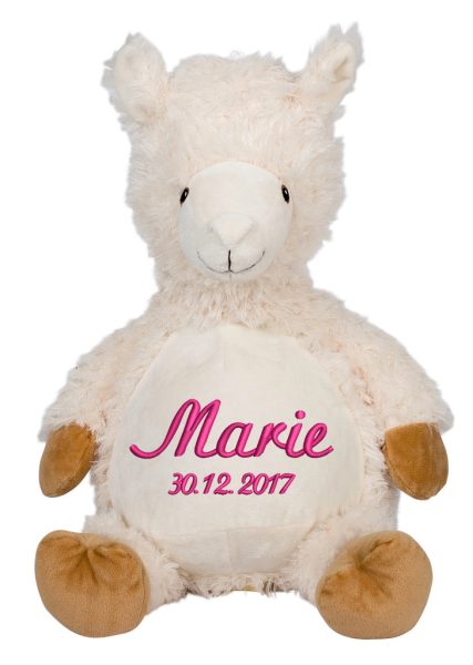 Kuscheltier Lama mit Namen